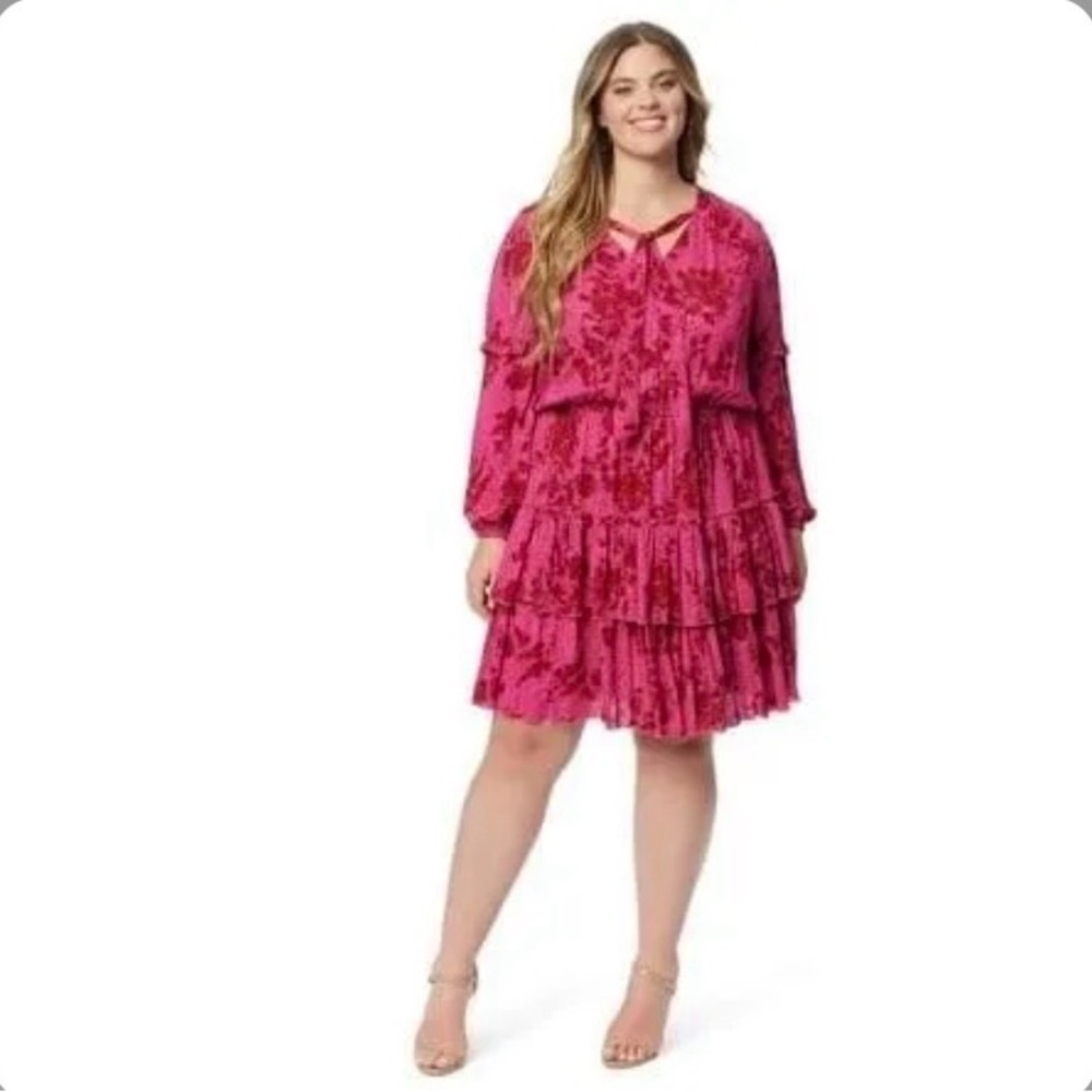Jessica Simpson Women's Small Izzy Ruffle Dress